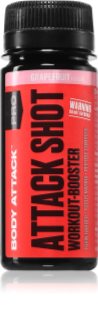 Body Attack ATTACK Shot Präparat zur Förderung von Sportleistungen mit Koffein Geschmack Grapefruit 60 ml