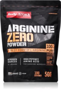 Body Attack Arginine Zero Präparat zur Förderung von Sportleistungen 500 g
