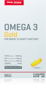 Body Attack Omega 3 Gold Pro Kapseln mit Öl 120 KAP
