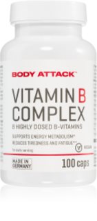 Body Attack B-Complex Bio Vitamin B-Komplex 100 Kapseln