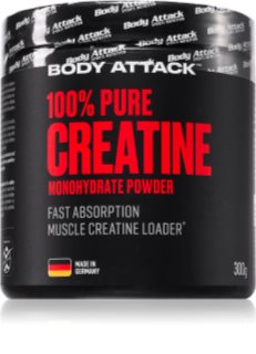 Body Attack Pure-Creatine Pulver Förderung der sportlichen Leistung 300 g