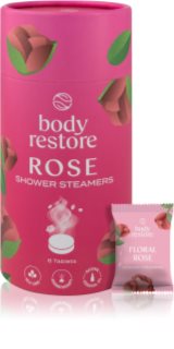 Body Restore Rose Shower Steamers shower tablets with rose fragrance 6 pc