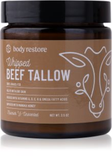 Body Restore Whipped Beef Tallow Balm Unscented nourishing body cream fragrance-free 71 g