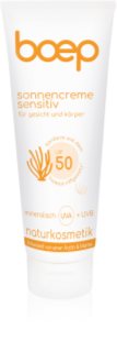Boep Natural Sun Cream Sensitive слънцезащитен крем SPF 50 100 мл.