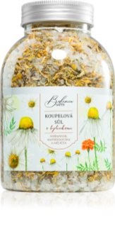 Bohemia Gifts & Cosmetics Bohemia Natur sel de bain 3 plantes camomille, souci, thym 1200 g