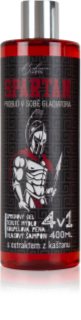 Bohemia Gifts & Cosmetics Spartan tisztító gél 4 in 1 uraknak 400 ml