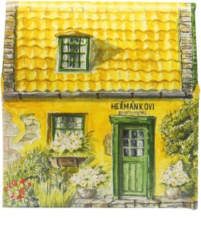 Bohemia Gifts & Cosmetics Domeček Heřmánkovi tuhé mydlo s harmančekom 80 g
