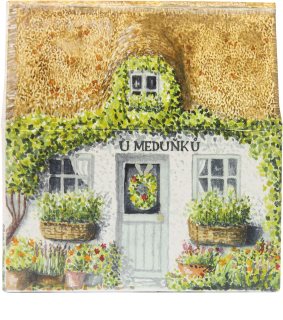 Bohemia Gifts & Cosmetics Domeček Meduňka tuhé mydlo s medovkou 80 g