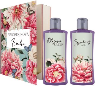 Bohemia Gifts & Cosmetics Book For Birthday Presentförpackning för badkaret