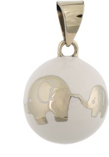 Bola ESSENTIALS White elephant obesek z zvončki za nosečnice 1 kos