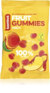 Bombus Fruit Gummies ovocné bonbóny příchuť Peach 35 g