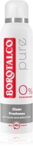 Borotalco Pure déodorant en spray sans aluminium 48h 150 ml