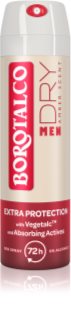 Borotalco MEN Dry дезодорант-спрей 72 год. аромати Amber 150 мл