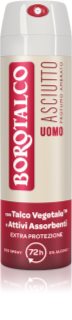 Borotalco MEN Dry desodorizante em spray 72h fragrâncias Amber 40 ml