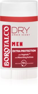Borotalco MEN Dry антиперспірант 72 год. для чоловіків Amber Scent 40 мл