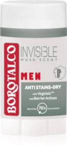 Borotalco MEN Invisible дезодорант roll-on від білих та жовтих плям для чоловіків аромати Musk Scent 40 мл