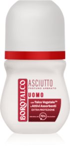 Borotalco UOMO Asciutto deodorante roll-on 72 ore profumi Ambrato 50 ml