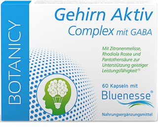 Botanicy Gehirn Aktiv Complex mit GABA Kapseln mit Pflanzenextrakten 60 KAP