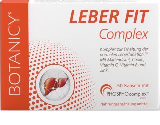 Botanicy LEBER FIT Complex Kapseln mit Vitaminen 60 KAP
