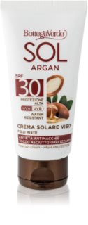 Bottega Verde Sol Argan krem do opalania do skóry tłustej i mieszanej SPF 30 50 ml