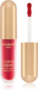 Bourjois Cloud Crème Velvet Matte ултра матиращо течно червило цвят 07 Red-y or Not 3.1 мл.