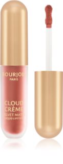Bourjois Cloud Crème Velvet Matte ултра матиращо течно червило цвят 06 Passion Peach 3.1 мл.