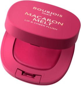Bourjois Macaron Melt Lip & Cheek Flush arcpirosító 2 az 1-ben árnyalat 02 Honey Nougat 5 g
