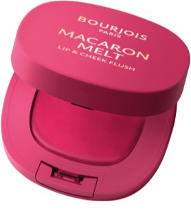 Bourjois Macaron Melt Lip & Cheek Flush рум'яна 2 в 1 відтінок 04 Pink Guava 5 гр
