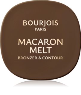 Bourjois Macaron Melt Bronzer & Contour бронзант и контурна пудра 2 в 1 цвят 04 Espresso Latte 5 гр.