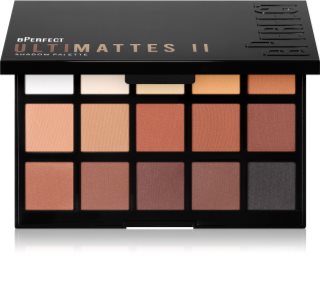 BPerfect Ultimattes II Shadow Palette paleta senčil za oči 22.5 g