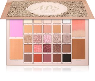 BPerfect Mrs Glam Showstopper II Palette monikäyttöinen kasvopaletti kasvoille ja silmiin 1 kpl