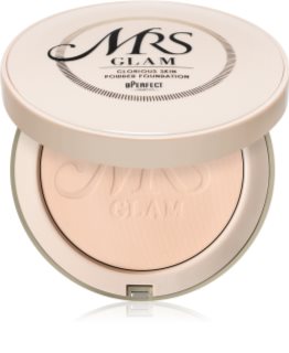 BPerfect Mrs Glam Glorious Skin Kompaktpuuder matistava ilme jaoks/ matistav varjund 01 Light Pink 70 g