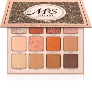 BPerfect Mrs Glam Showstopper Elite Palette paleta de sombra para os olhos 16.8 g
