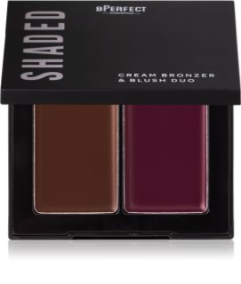BPerfect Shaded Cream Bronzer & Blush Duo bronzer e blush colore 05 Deep 7 g