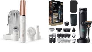 Braun FaceSpa Pro SE911 & All-in-One Series 9 conjunto para pele, cabelo e barba
