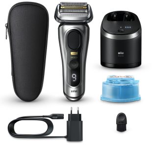 Braun Series 9 PRO+ 9567cc rasoir électrique avec station de nettoyage et de charge Silver 1 pcs