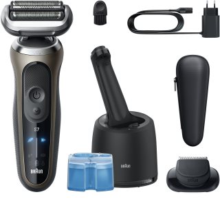 Braun Series 7 72-C7200cc Elektrische Scheerapparaat met reinigings- en oplaadstation Gold 1 st