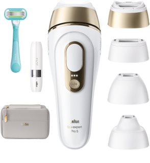 Braun IPL Silk·expert Pro 5 PL5412 intelligentes IPL-Gerät zur Haarentfernung für Körper, Gesicht, Bikinizone und Achselhöhlen 1 St.