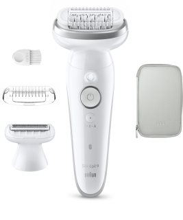 Braun Silk-épil 9 9-030 епилатор с изцяло подвижна глава за мокро и за сухо бръснене 1 бр.