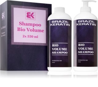 Brazil Keratin Bio Volume Shampoo formato poupança (para dar volume)