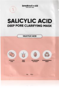 breakout + aid Salicylic Acid Deep Pore Clarifying Mask Arkmask med salicylsyra 34 g