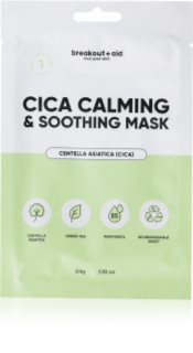 breakout + aid Cica Calming & Soothing Mask Beruhigende Tuchmaske 34 g