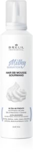 Brelil Professional Milky Sensation Hair BB Mousse mousse idratante per capelli ribelli e crespi 250 ml