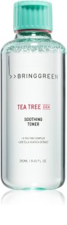 BRINGGREEN Tea Tree Cica Soothing Toner lozione tonica lenitiva effetto idratante 250 ml