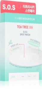 BRINGGREEN Tea Tree Cica SOS Spot Patch cerotti per pelli problematiche con effetto lenitivo 100 pz