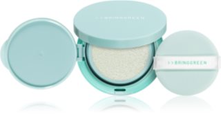 BRINGGREEN Tea Tree Cica Tone Up Sun Cushion Let beskyttende væske med applikator SPF 50+ 15 g
