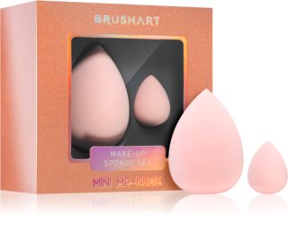 BrushArt Make-up Sponge Set Mini me - Nude burete pentru machiaj MINI ME - NUDE