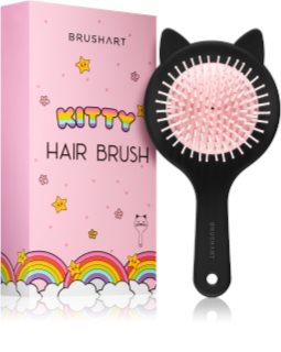 BrushArt KIDS Kitty hair brush kartáč na vlasy pro děti Kitty