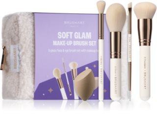 BrushArt Basic Soft Glam make-up brush set Pinselset mit Täschchen