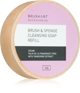 BrushArt Accessories Brush & Sponge cleansing soap savon nettoyant pour pinceaux de maquillage Refill 40 g